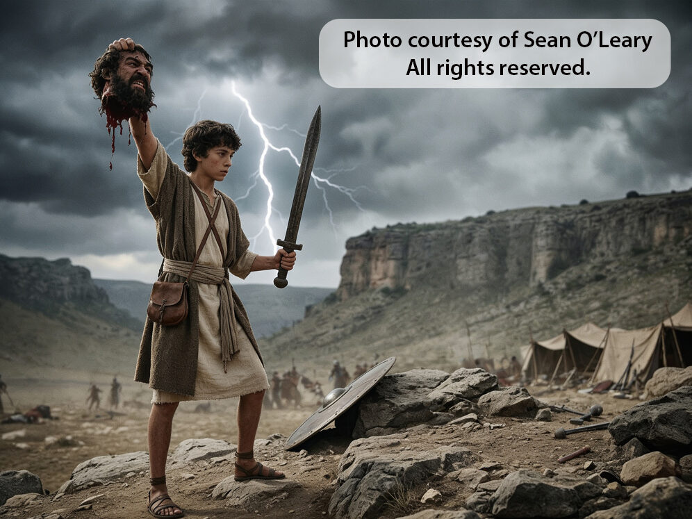 David slays Goliath
